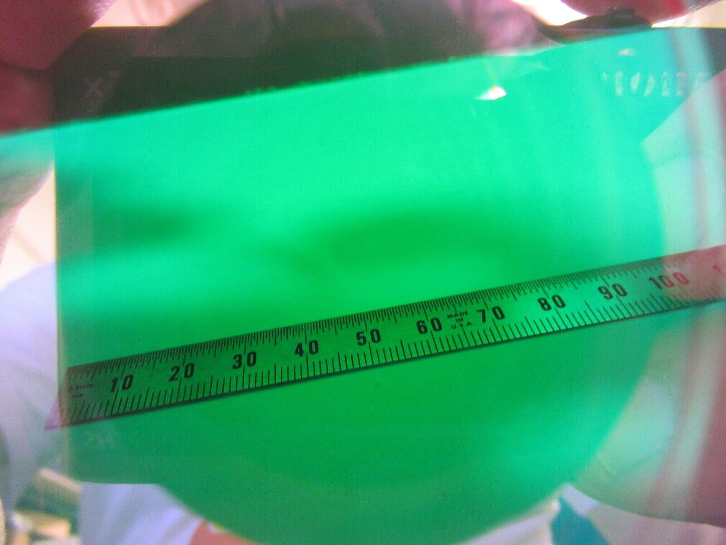 OPTICAL FLAT COATED FUSED SILICA PRO ZYGO LASER OPTICS AS PICTURED Q2-25