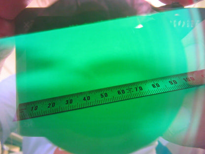 OPTICAL FLAT COATED FUSED SILICA PRO ZYGO LASER OPTICS AS PICTURED Q2-25