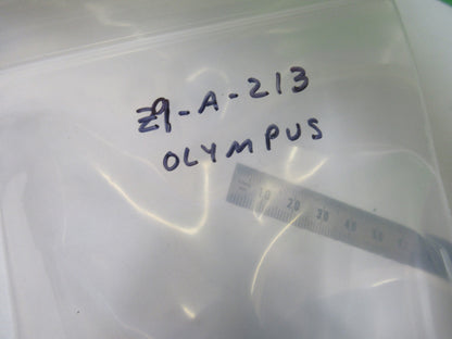 OLYMPUS JAPAN CONDENSER + IRIS OPTICS MICROSCOPE PART AS PICTURED &Z9-A-213