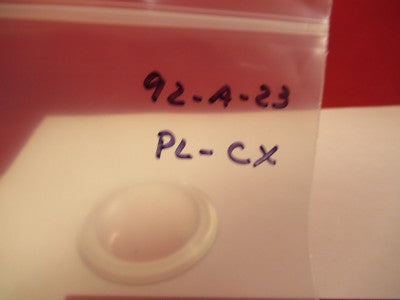 OPTICAL PLANO CONVEX LENS PL-CX OPTICS AS PICTURED &92-A-23
