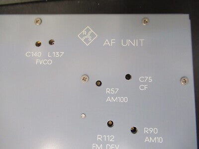 BOARD for ROHDE & SCHWARZ EMI RECEIVER AF UNIT 809.8518.02 &B5-A-17