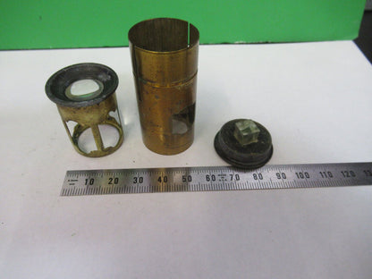 ANTIQUE BRASS PORTABLE ASSEMBLY SEED MICROSCOPE PART AS PICTURED #R9-B-19