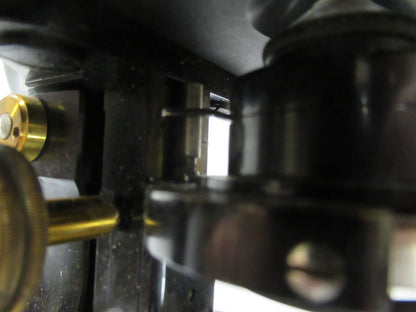 ANTIQUE BRASS SPENCER 1926 circa MICROSCOPE as shown OPTICS #LOBBY