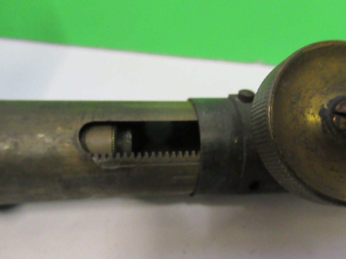 Antique Brass Stage Tubus Unknown Rare Telescope Part