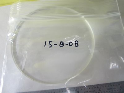 MICROSCOPE PART GLASS STAGE SPECIMEN TABLE OPTICS AS IS BIN#15-B-08