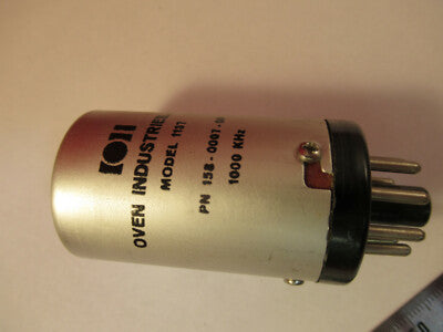 OVEN INDUSTRIES QUARTZ CRYSTAL RESONATOR 1000 KC FREQUENCY AS PICTURED &FT-1-H