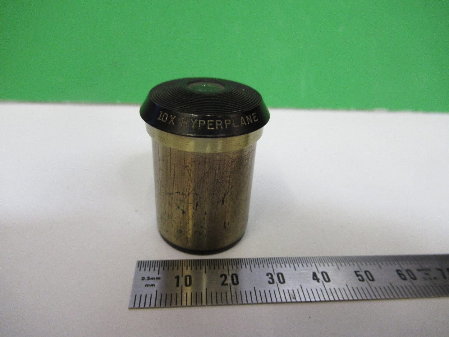 BAUSCH LOMB EYEPIECE 10X HYPERPLANE MICROSCOPE PART AS PICTURED X4-A-85