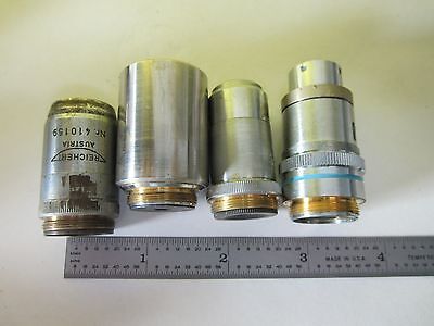 LOT MICROSCOPE OBJECTIVES scratch dent #31-B-04