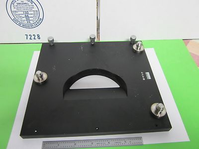 Microscope Part Carl Zeiss AG Germany Stage Specimen Table 471740 Nice