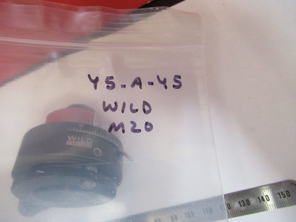 WILD SWISS HEERBRUGG CONDENSER IRIS M20 MICROSCOPE PART AS PICTURED Y5-A-45