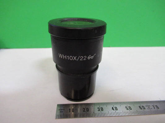 OLYMPUS JAPAN EYEPIECE OCULAR WH10X/22  MICROSCOPE PART AS PICTURED T4-A-20