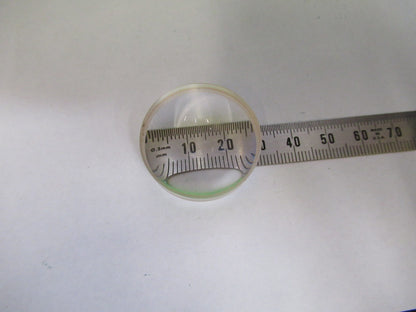 OPTICAL HIGH CONVEX PLANO LENS THICK GLASS MIL SPEC OPTICS AS PICTURED V3-A-20