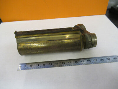 Antique Bausch & Lomb Tubus + Nosepiece Microscope Part Optics