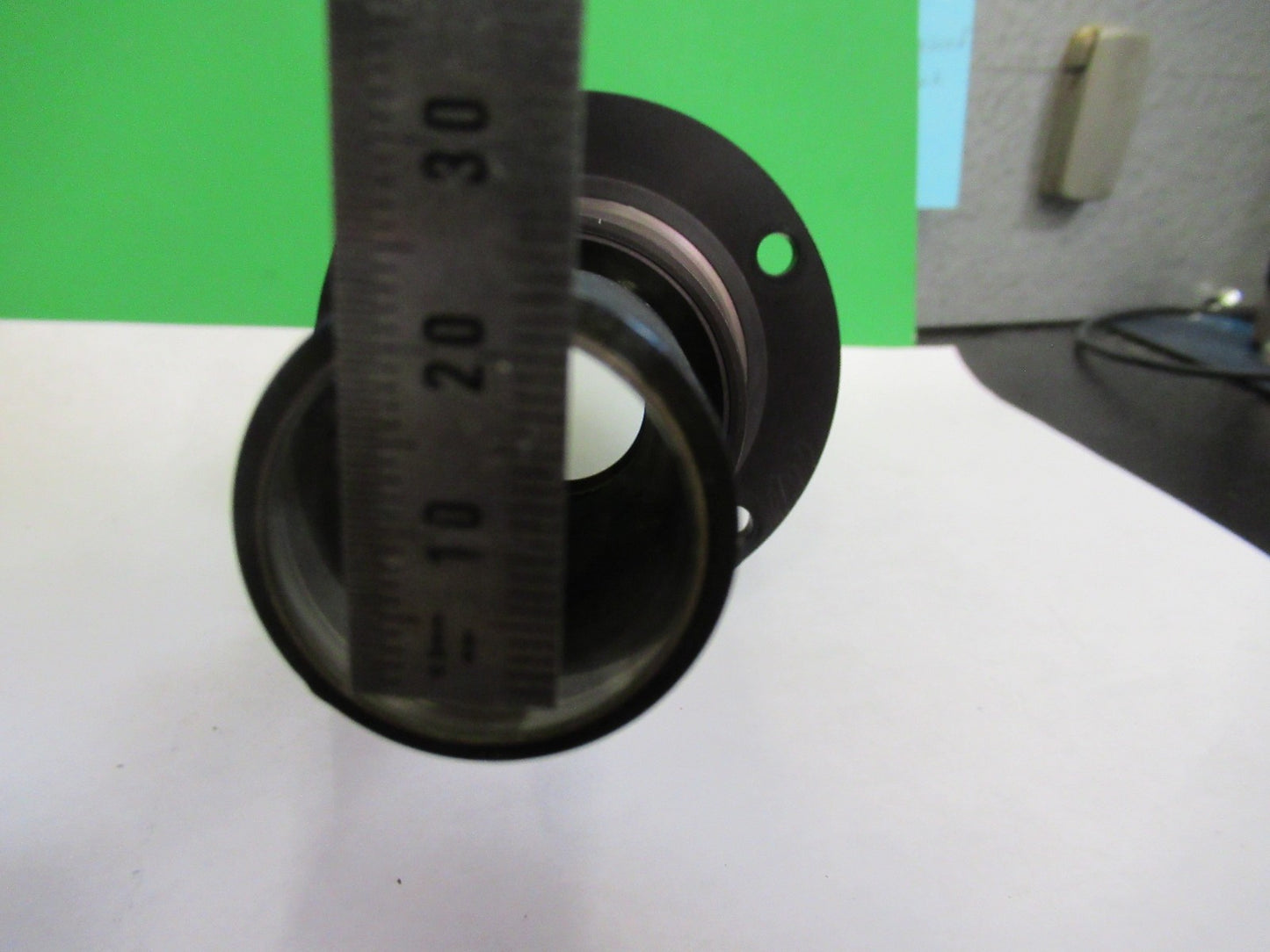 AUS JENA GERMANY LARGE LENS ASSEMBLY OPTICS MICROSCOPE PART AS PICTURED T2-A-49