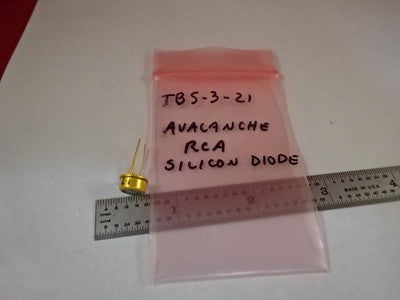 OPTICAL AVALANCHE RCA SILICON DIODE LASER OPTICS AS IS B#TB5-3-21