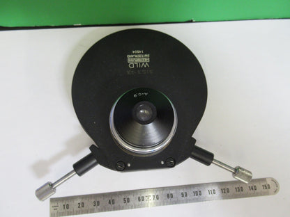 WILD HEERBRUGG M20 SWISS PHASE CONDENSER MICROSCOPE PART AS PICTURED T6-A-23A
