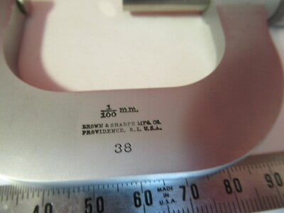 BROWN & SHARPE MICROMETER METROLOGY MACHINE SHOP TOOL AS PICTURED #12-A-42
