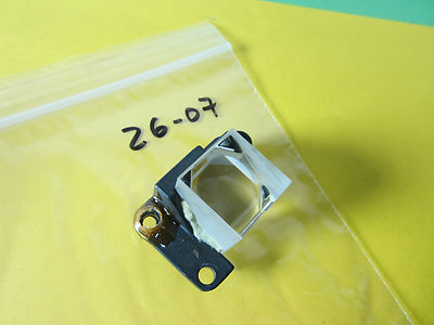 MICROSCOPE PART REICHERT LEICA PRISM BEAM SPLITTER OPTICS BIN#26-07