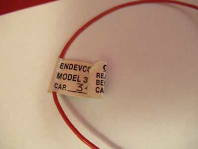MEGGITT ENDEVCO 2222C ACCELEROMETER plus LOW NOISE CABLE 3093-12 AS PIC &14-A-38