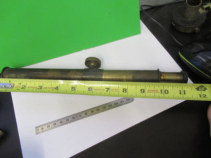 Antique Brass Stage Tubus Unknown Rare Telescope Part