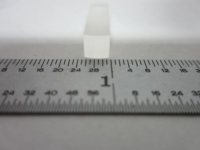 OPTICAL BI CONVEX LENS BAR OPTICS AS IS BIN#R8-34