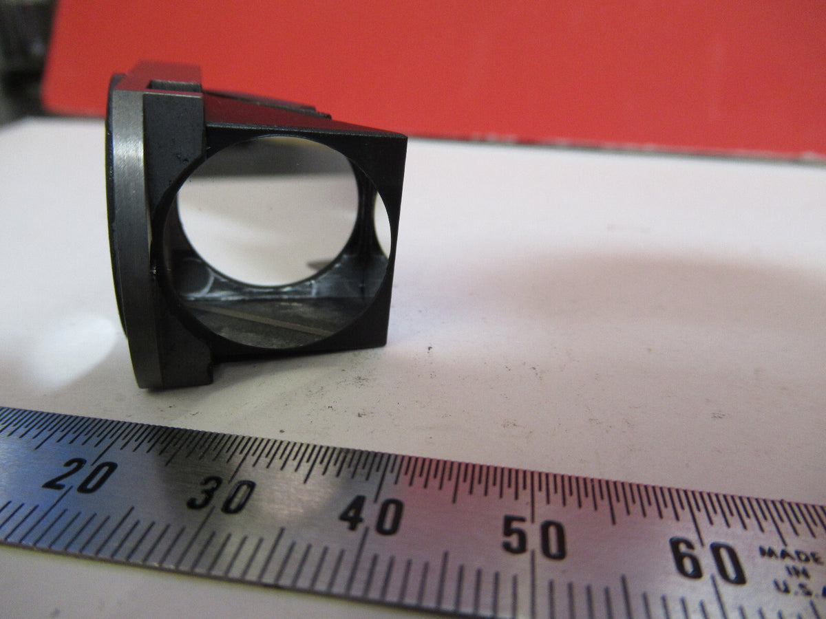 OPTICAL PRISM ZEISS GERMANY HEAD MICROSCOPE PART AS PICTURED S9-FT-93