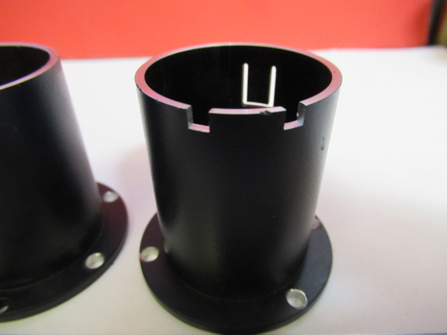 LEICA LEITZ GERMANY DMRB HEAD OCULAR HOLDERS MICROSCOPE PART AS PICTURED T5-A-11