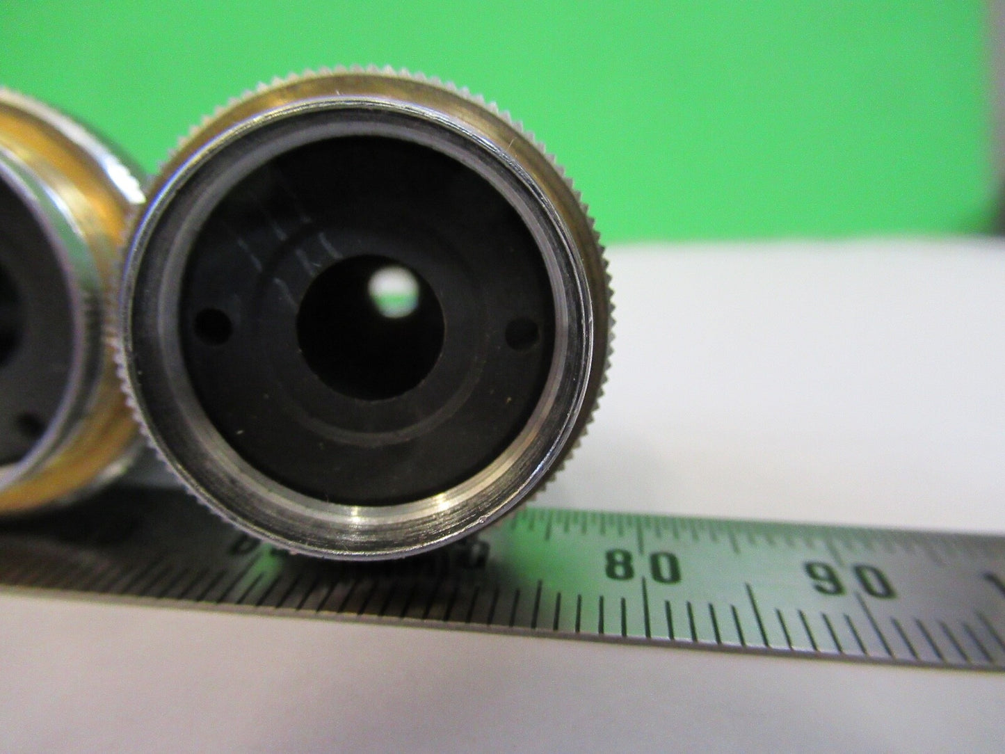 LOT OBJECTIVES UCLA BAUSCH LOMB SPENCER MICROSCOPE PART AS PICTURED Q7-B-40