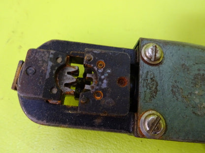 FOR PARTS UNKNOWN MAKER CRIMPING TOOL [rusty] AS IS #TA-3-6