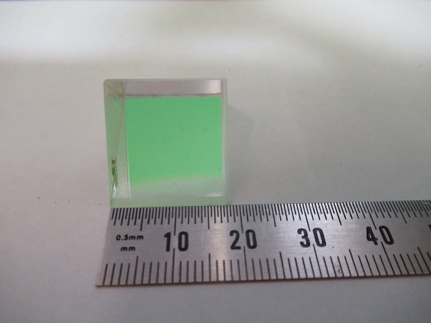 BAUSCH LOMB GLASS PRISM OPTICS MICROSCOPE OPTICAL PART AS PICTURED 98-A-04