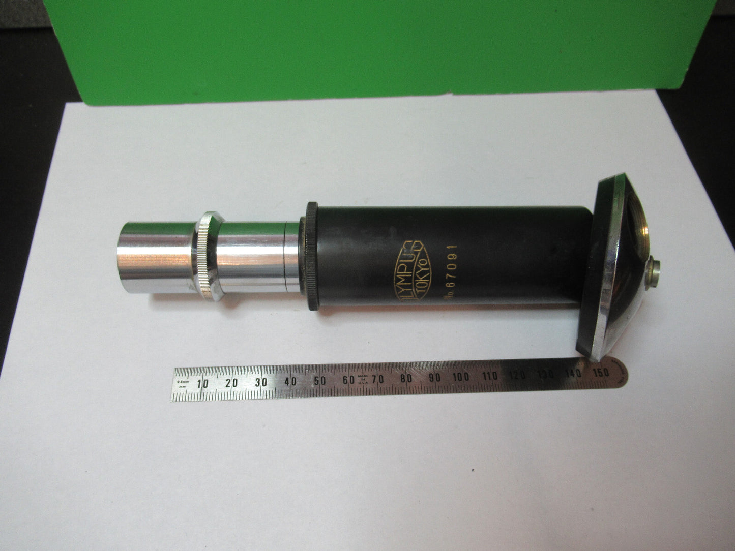 Antique Olympus Japan Tubus + Nosepiece Microscope Part