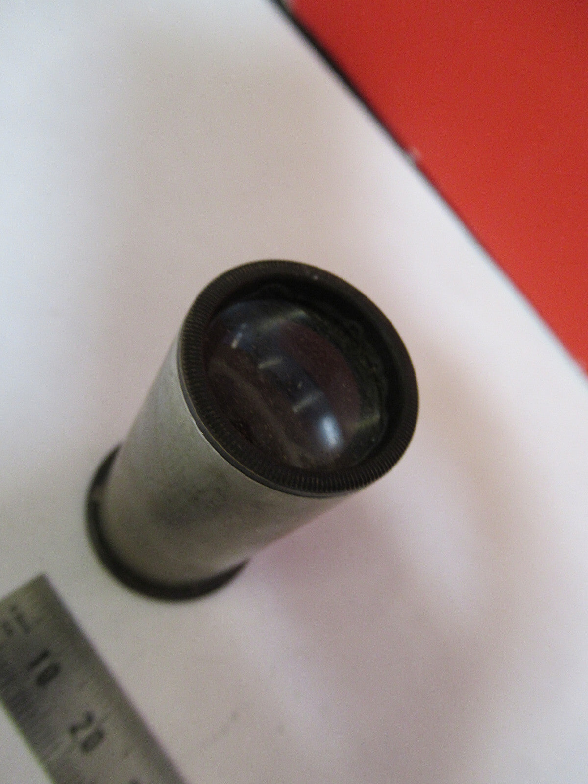 ERNST LEITZ GERMANY OCULAR EYEPIECE ANTIQUE MICROSCOPE PART AS PICTURED T9-A-17