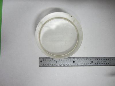 OPTICAL THICK PLANO CONCAVE MIL SPEC LENS LASER OPTICS AS IS BIN#M7-37