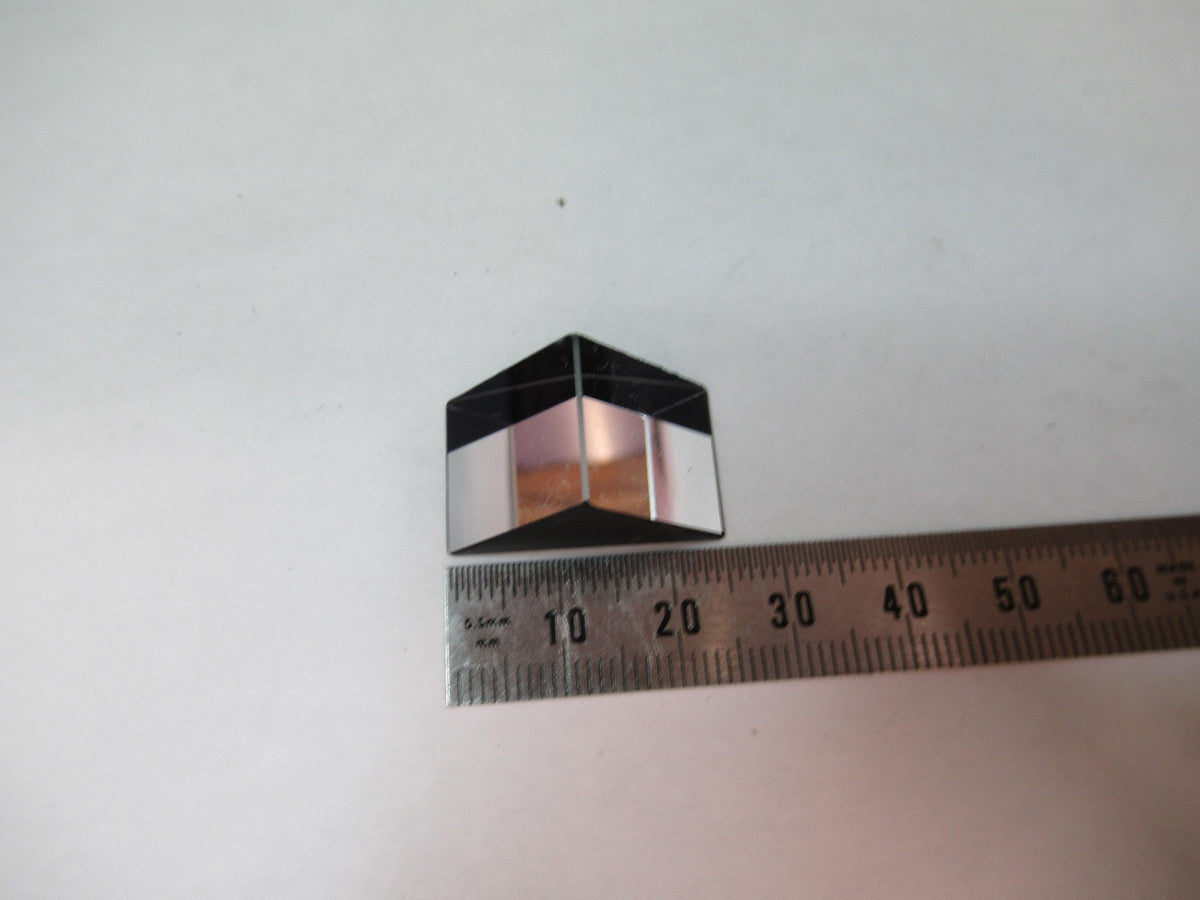 OPTICAL PRISM GLASS OPTICS  MICROSCOPE PART AS PICTURED T5-A-92