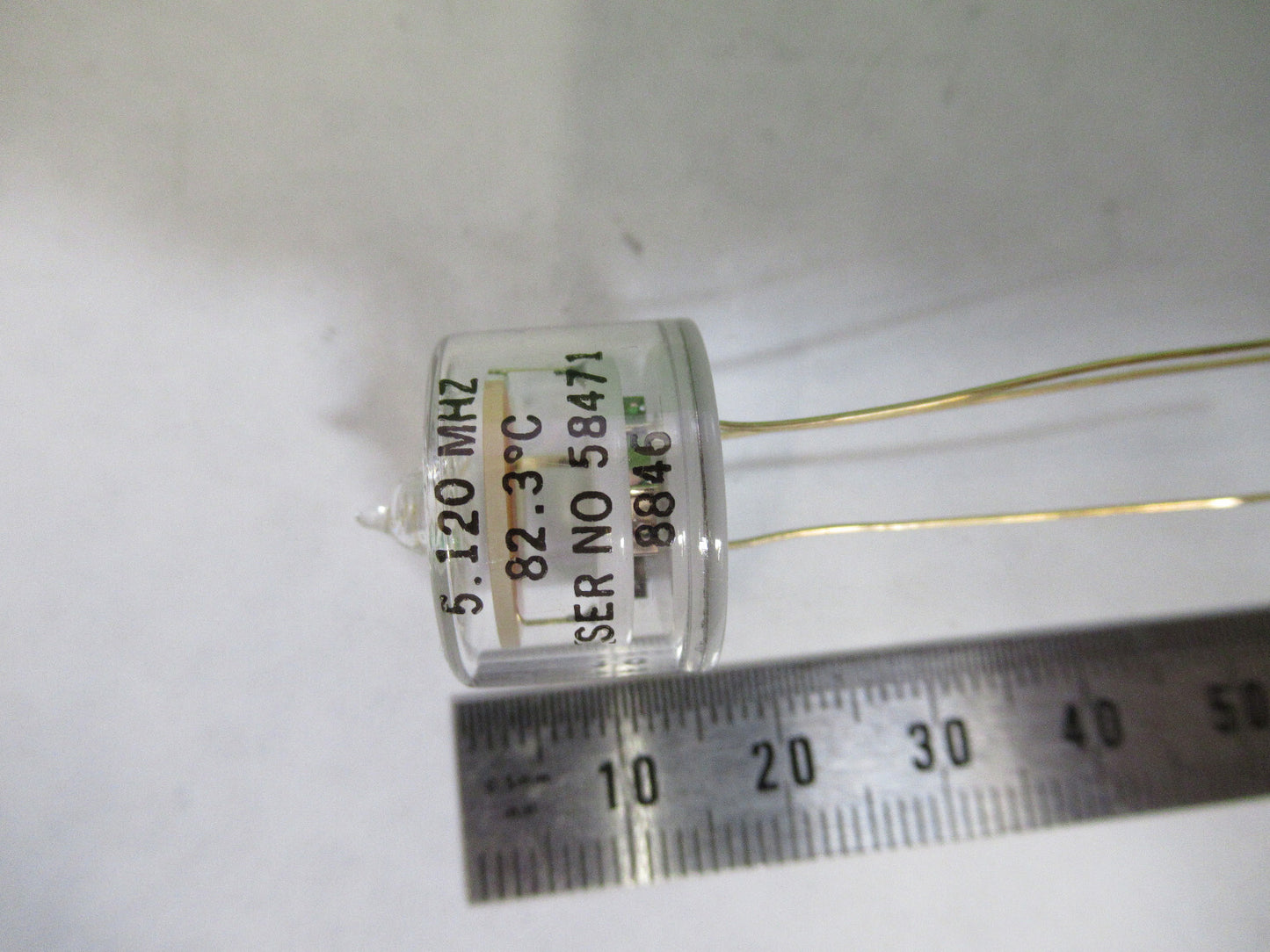 Space 5.120 MHz Quartz Crystal Frequency Control Bliley Electric Co. BG61 Glass Pck