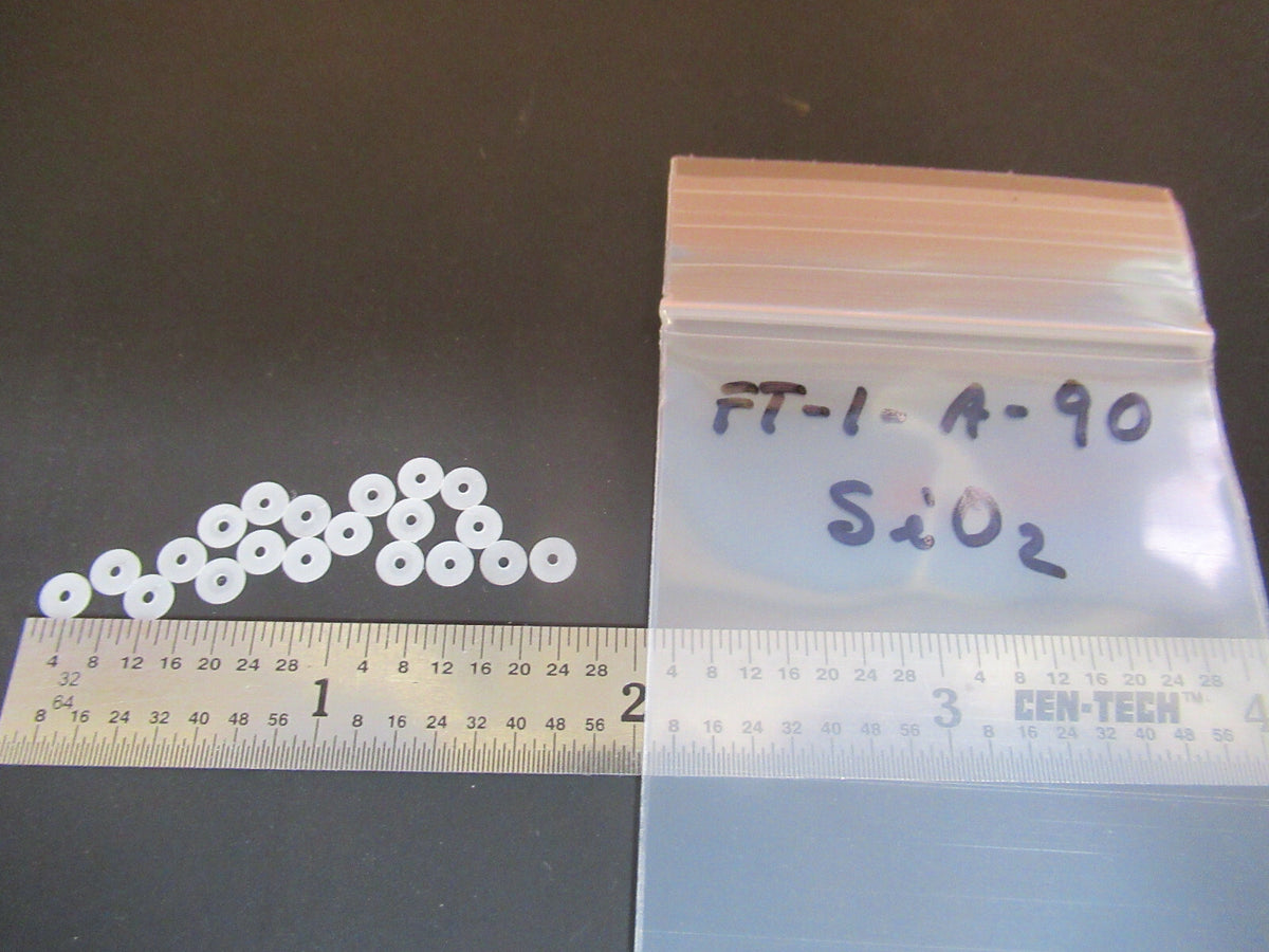 LOT QUARTZ X-CUT PIEZOELECTRIC BLANKS  UNPLATED ULTRASONIC SENSOR &FT-1-A-90