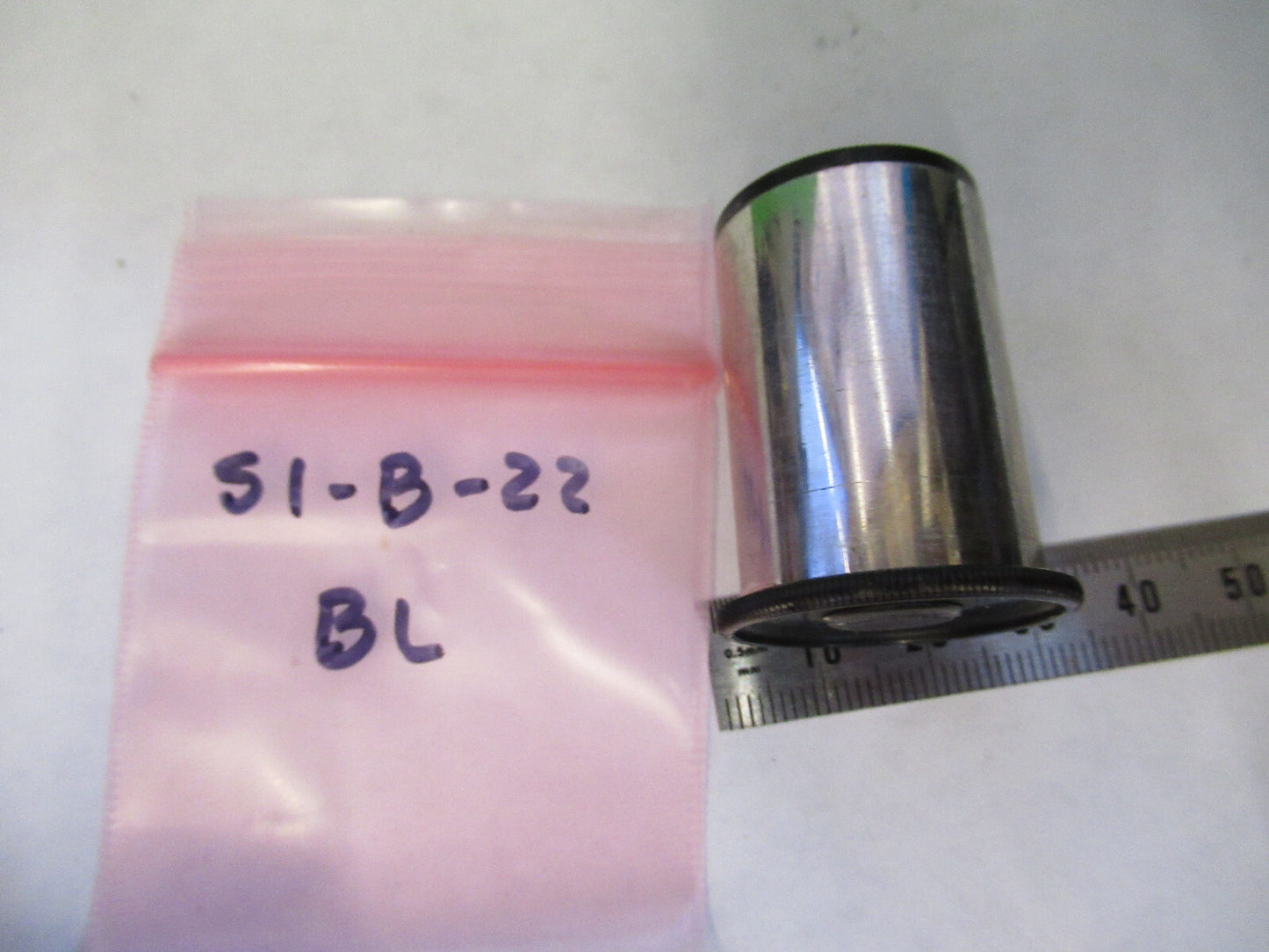 ANTIQUE BAUSCH LOMB  10X EYEPIECE LENS MICROSCOPE PART AS PICTURED S1-B-22