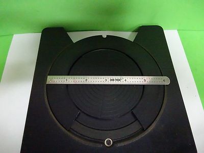 MICROSCOPE PART LEITZ GERMANY ROTABLE STAGE TABLE AS IS  BIN#67-01