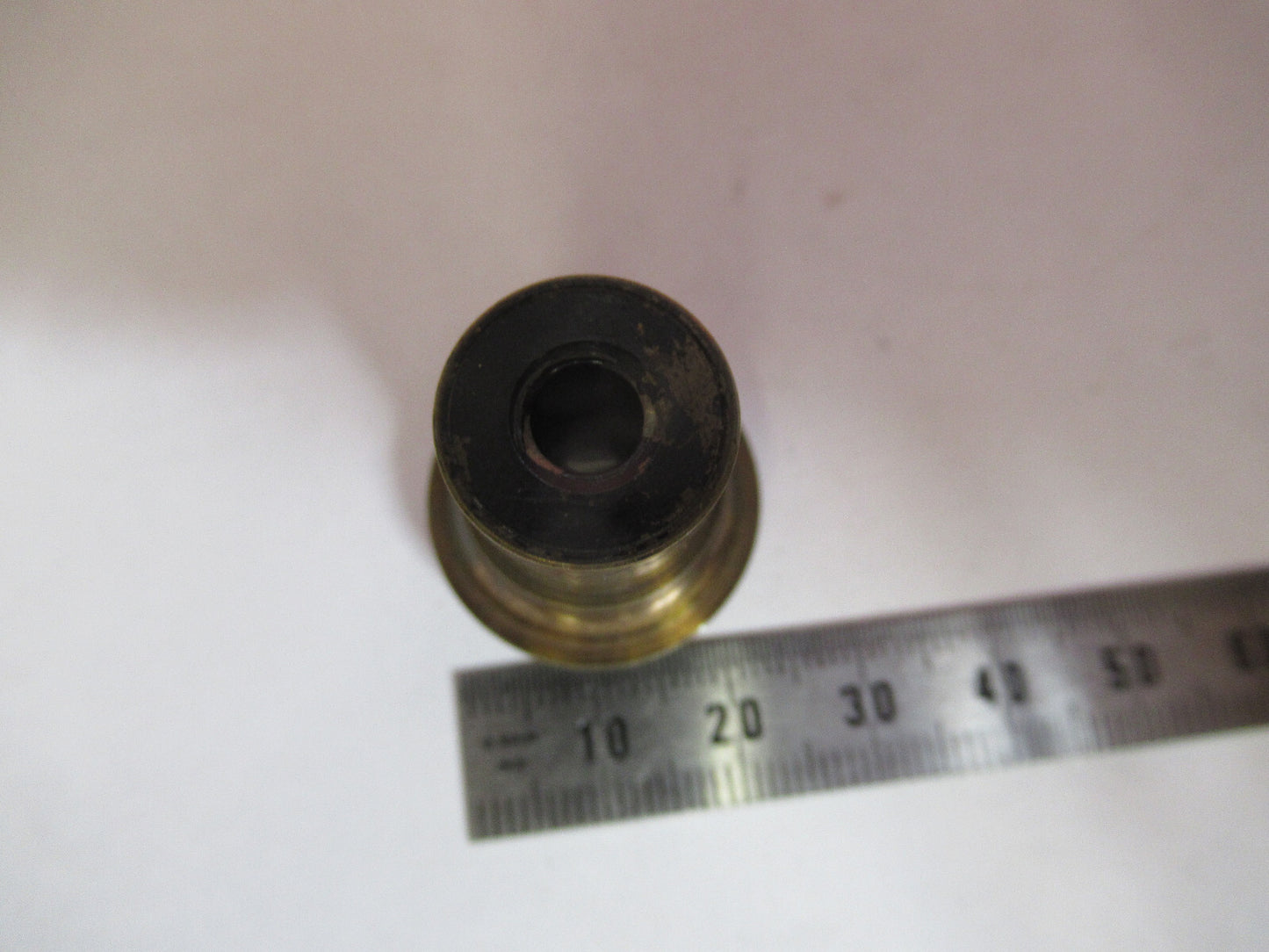 ANTIQUE BRASS BECK LONDON 2in OBJECTIVE MICROSCOPE AS PICTURED &F8-A-72