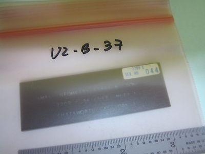 OPTISCHES MIKROSKOPTEIL KLEINE GEOMETRIEBÜHNE MIKROMETEROPTIK AS IS BIN#U2-B-37