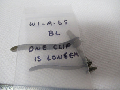 ANTIKES BAUSCH LOMB PAAR CLIPS MIKROSKOPTEIL WIE ABGEBILDET w1-a-65 