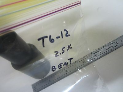 MIKROSKOPTEIL NIKON JAPAN OKULAR CF PL 2.5X OPTIK [gebogen] WIE BESEHEN BIN#T6-12