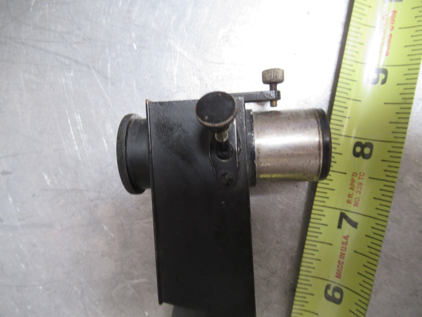 LEITZ GERMANY EYEPIECE EXTENDER ANTIQUE OPTICS MICROSCOPE PART T8-B-35