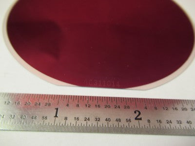 BST COATED + PLATINUM SAPPHIRE SINGLE CRYSTAL WAFER 100mm DIAMETER &AG-A-10