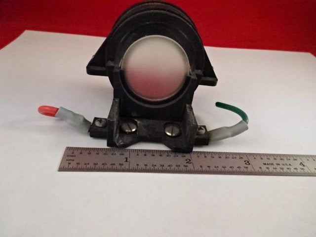 MICROSCOPE PART NIKON JAPAN ILLUMINATOR DIFFUSER OPTICS AS IS #F2-A-02