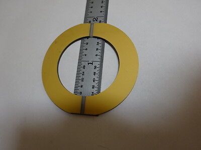 LARGE QUARTZ SINGLE CRYSTAL LOAD CELL PIEZOELECTRIC BLANK GOLD COAT PIEZO #AL-32