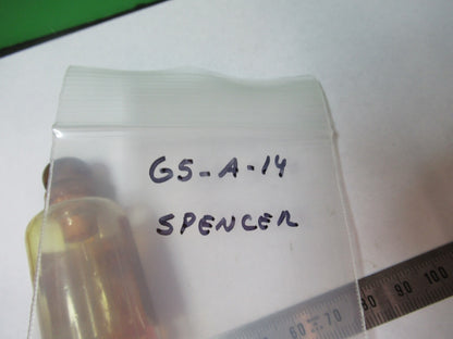 ANTIQUE SPENCER IMMERSION OIL BOTTLE  MICROSCOPE PART AS PICTURED G5-A-14