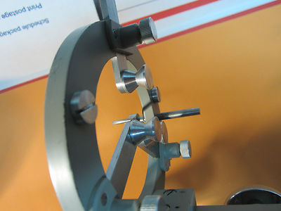 GONIOMETER PART X-RAY DIFFRACTION OR OPTICS SAMPLE HOLDER WITH MICROMETER BIN#16