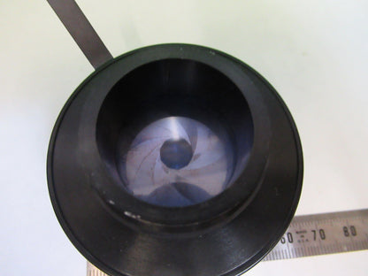 BAUSCH LOMB CONDENSER + IRIS OPTICS MICROSCOPE PART AS PICTURED X7-A-54