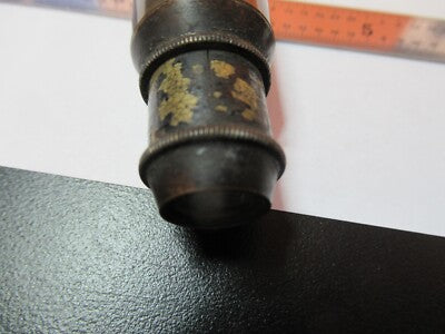 FOR PARTS ANTIQUE BRASS COLLIMATOR MICROSCOPE FILAR OPTICS AS PICTURED &7B-B-02